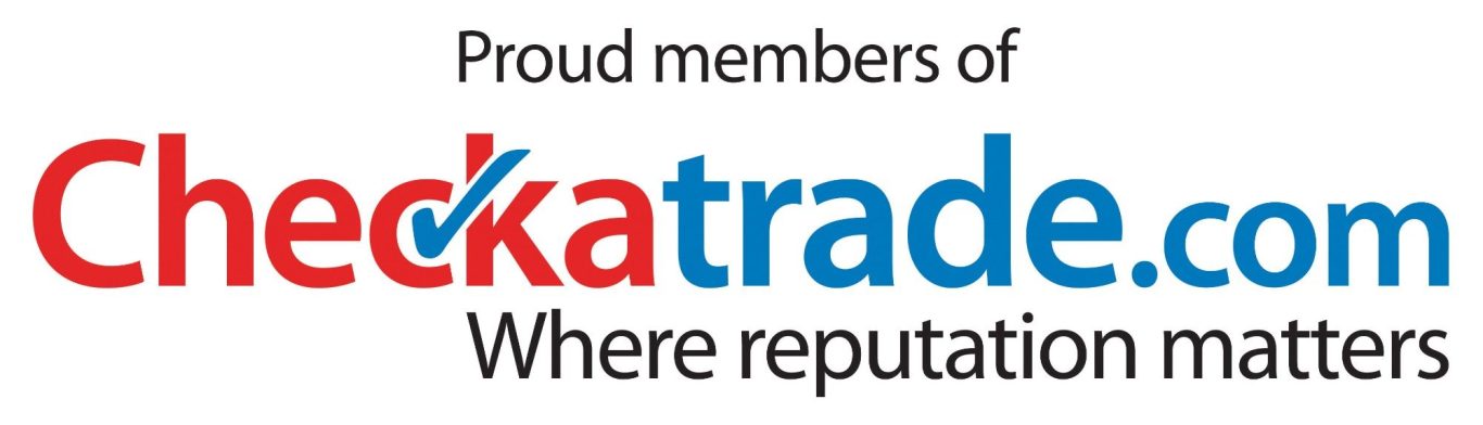 Logo of Checkatrade, displaying their tagline "Where reputation matters."